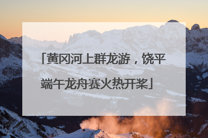 黄冈河上群龙游，饶平端午龙舟赛火热开桨