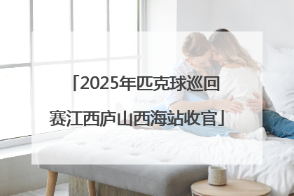2025年匹克球巡回赛江西庐山西海站收官