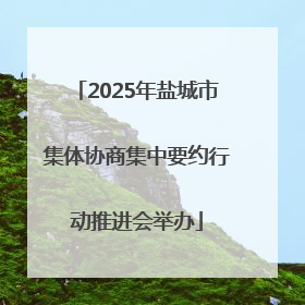 2025年盐城市集体协商集中要约行动推进会举办