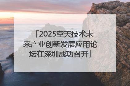 2025空天技术未来产业创新发展应用论坛在深圳成功召开