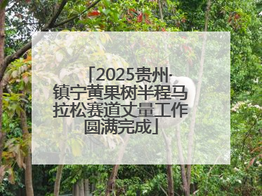 2025贵州·镇宁黄果树半程马拉松赛道丈量工作圆满完成